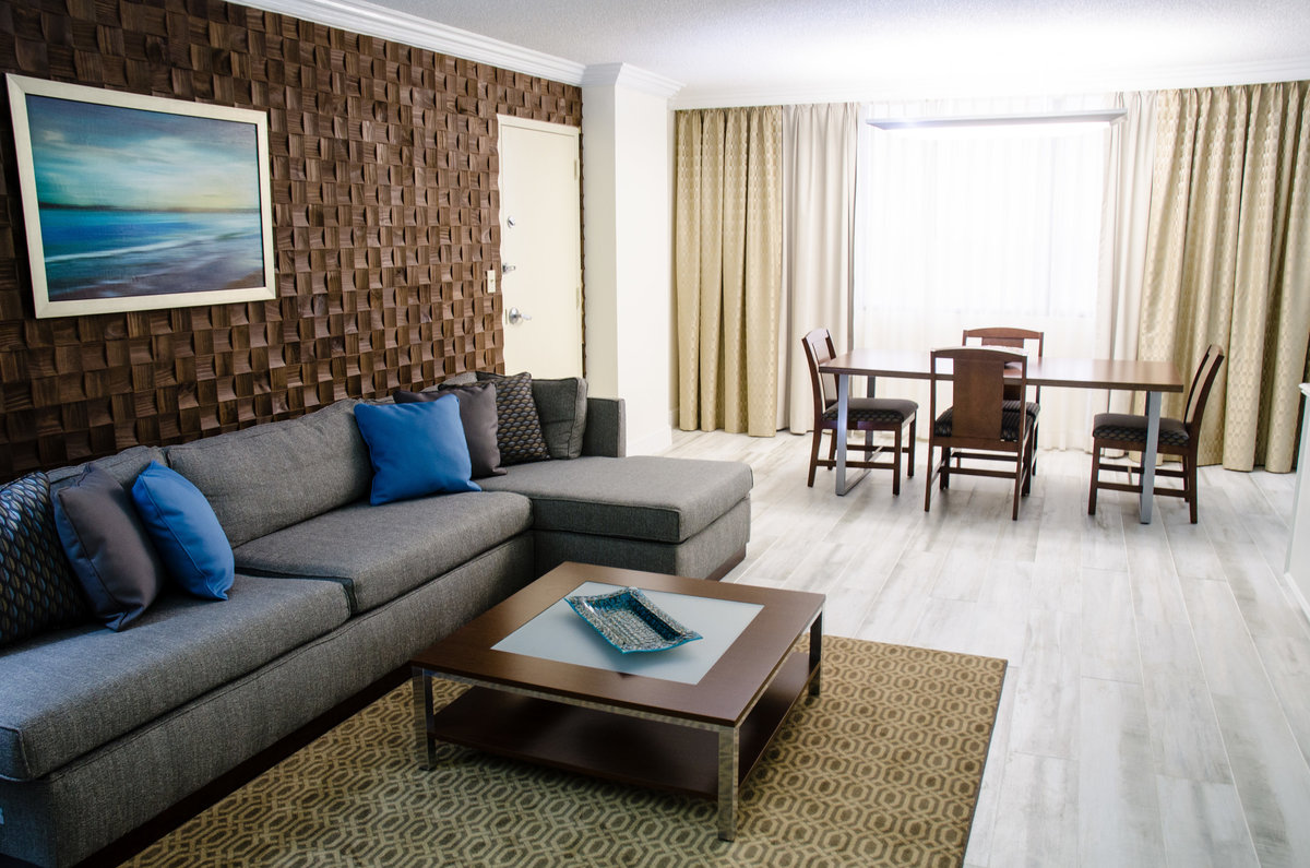 Hotel room suite