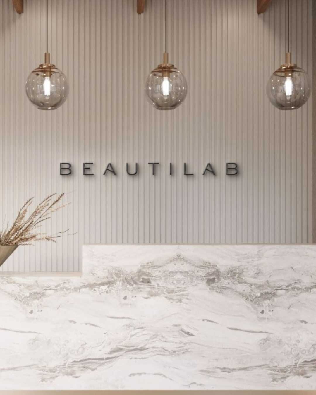 beautilab lobby signage