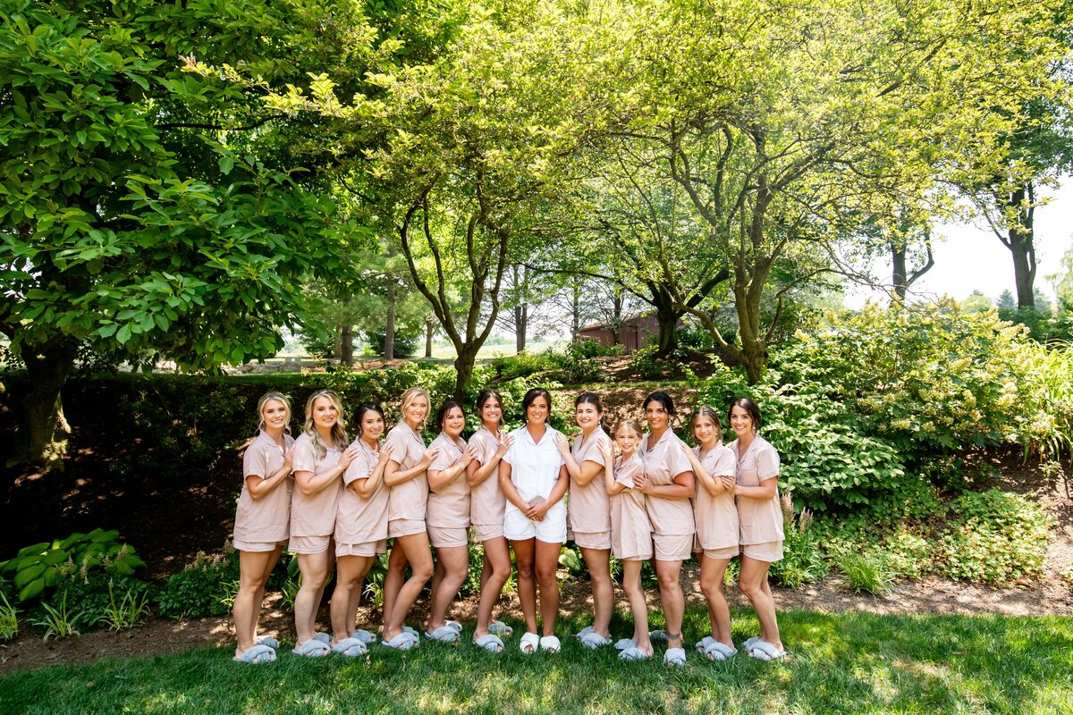 bridal party farm at eagles ridge