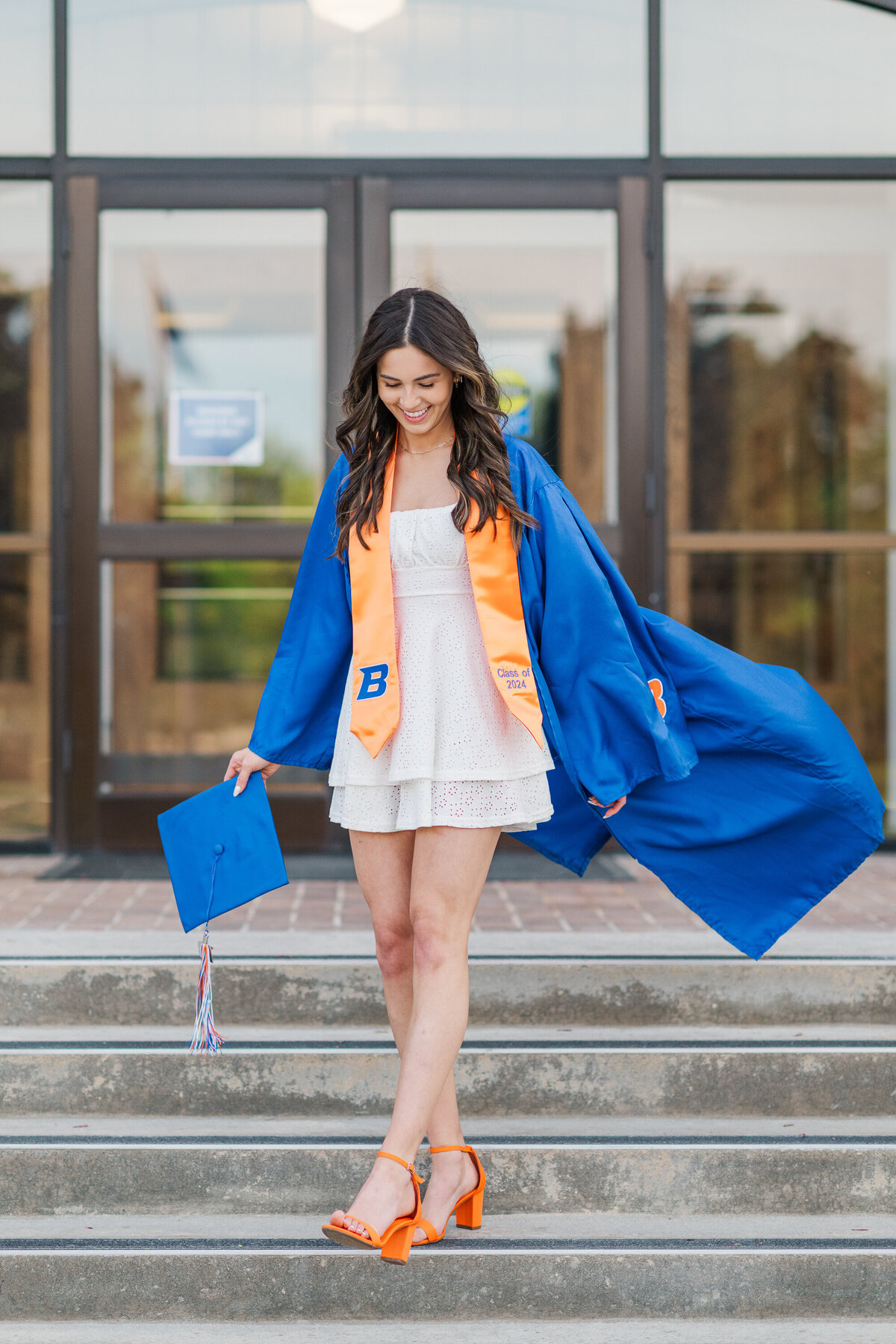 Boise State University Graduation Photos at Boise State with a Natural, Candid Style