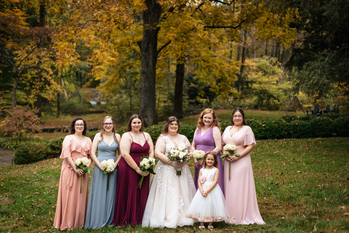 Colorful Bridesmaids Dress