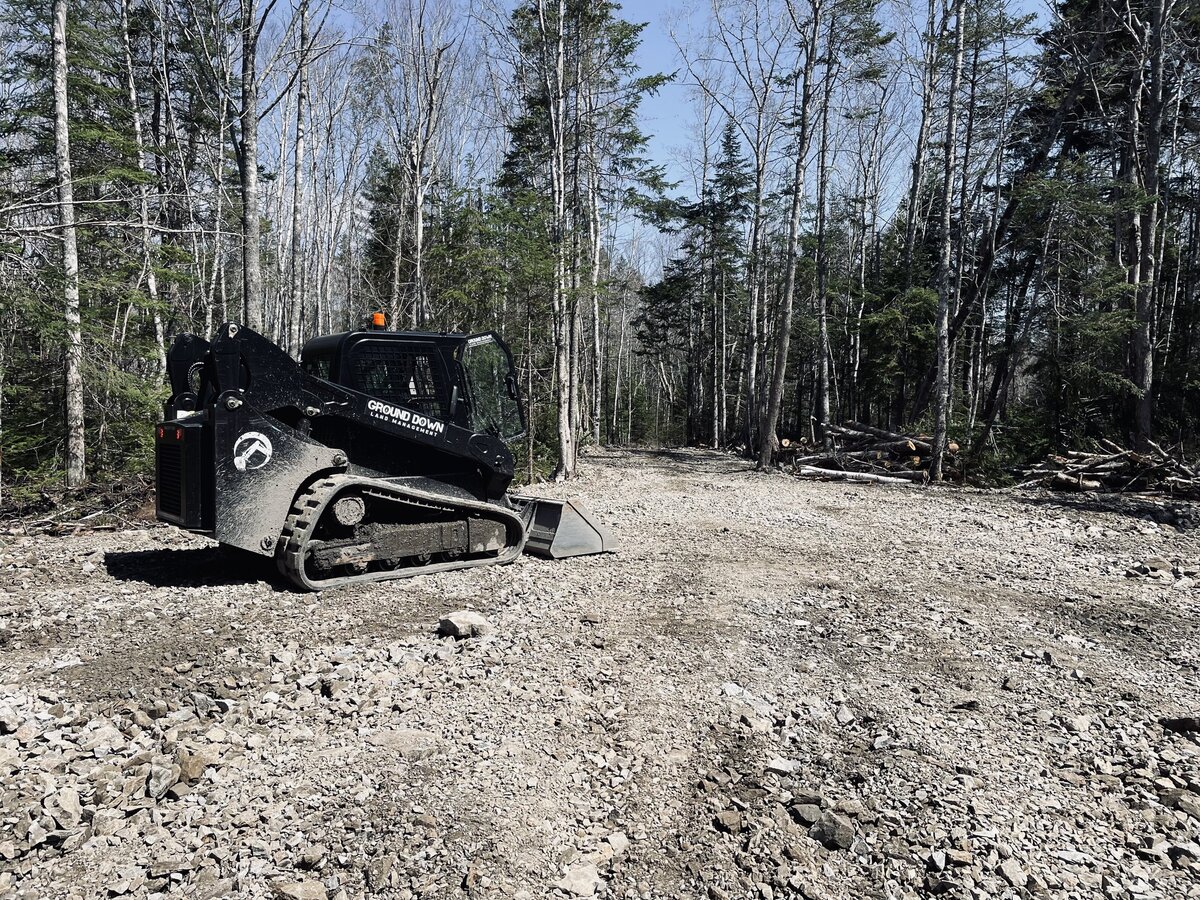Ground Down Land Management - Excavation Services - Nova Scotia - Property Access - Trail Systems - Driveways - Patios - Landscaping - Mulching