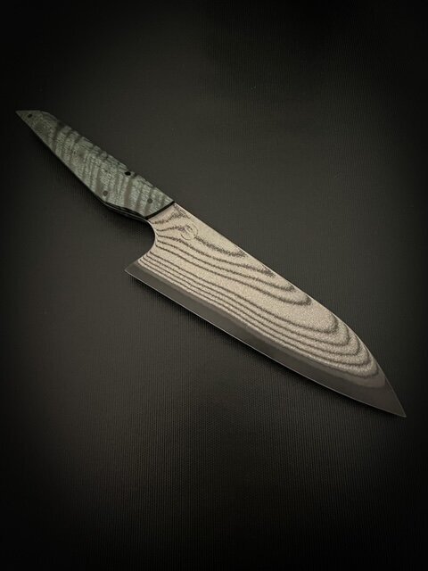 Santoku handmade chefs knife made for Jamie Oliver