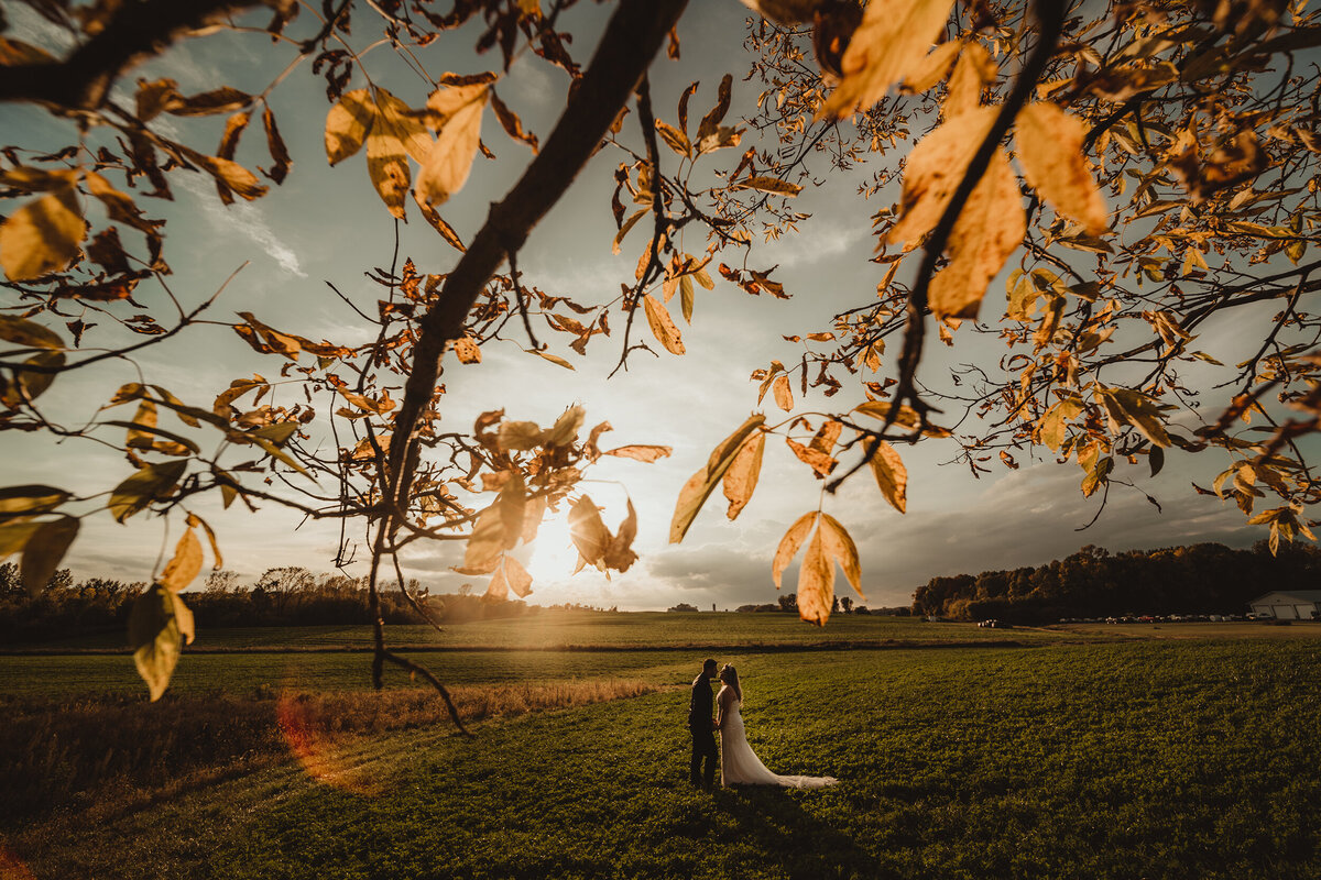 Fall Wedding Photo