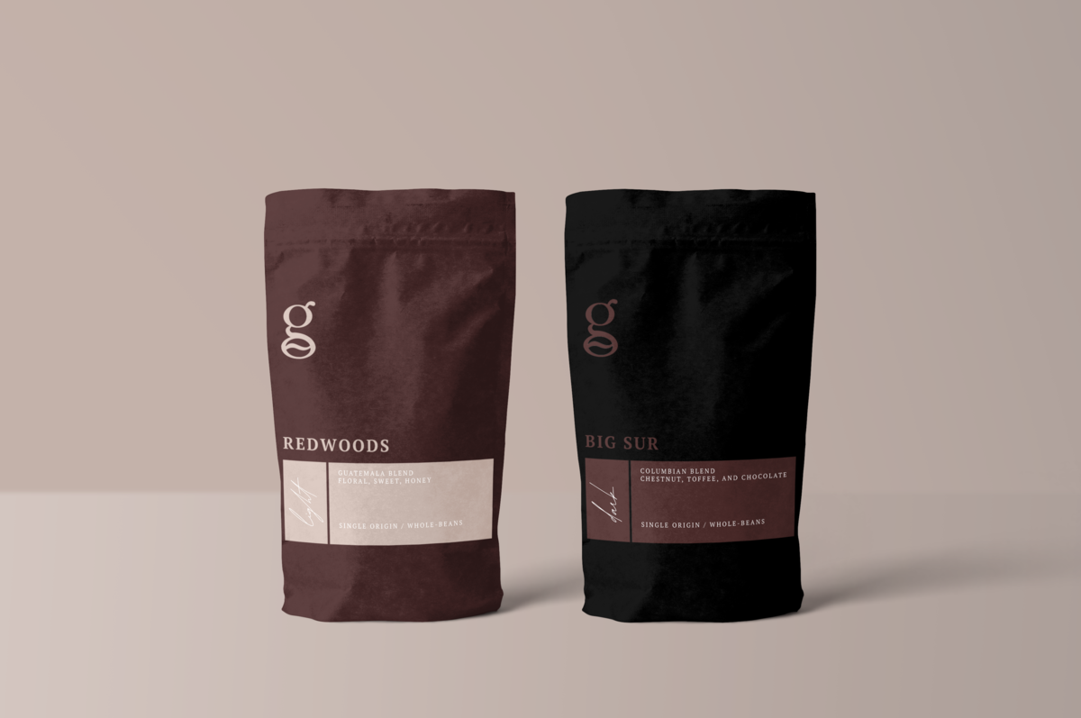 Paper Coffee Bag Mockup