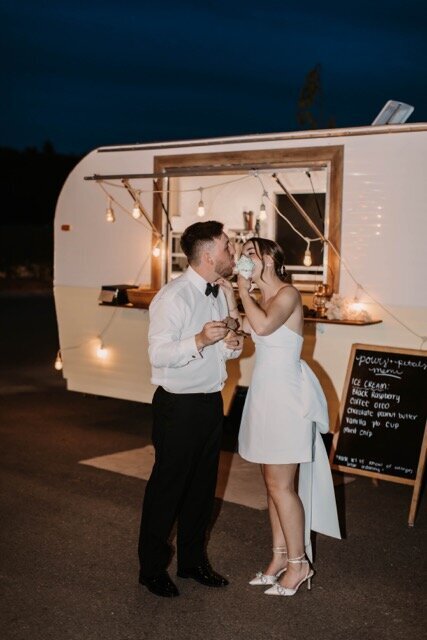 ice cream truck camper wedding nh