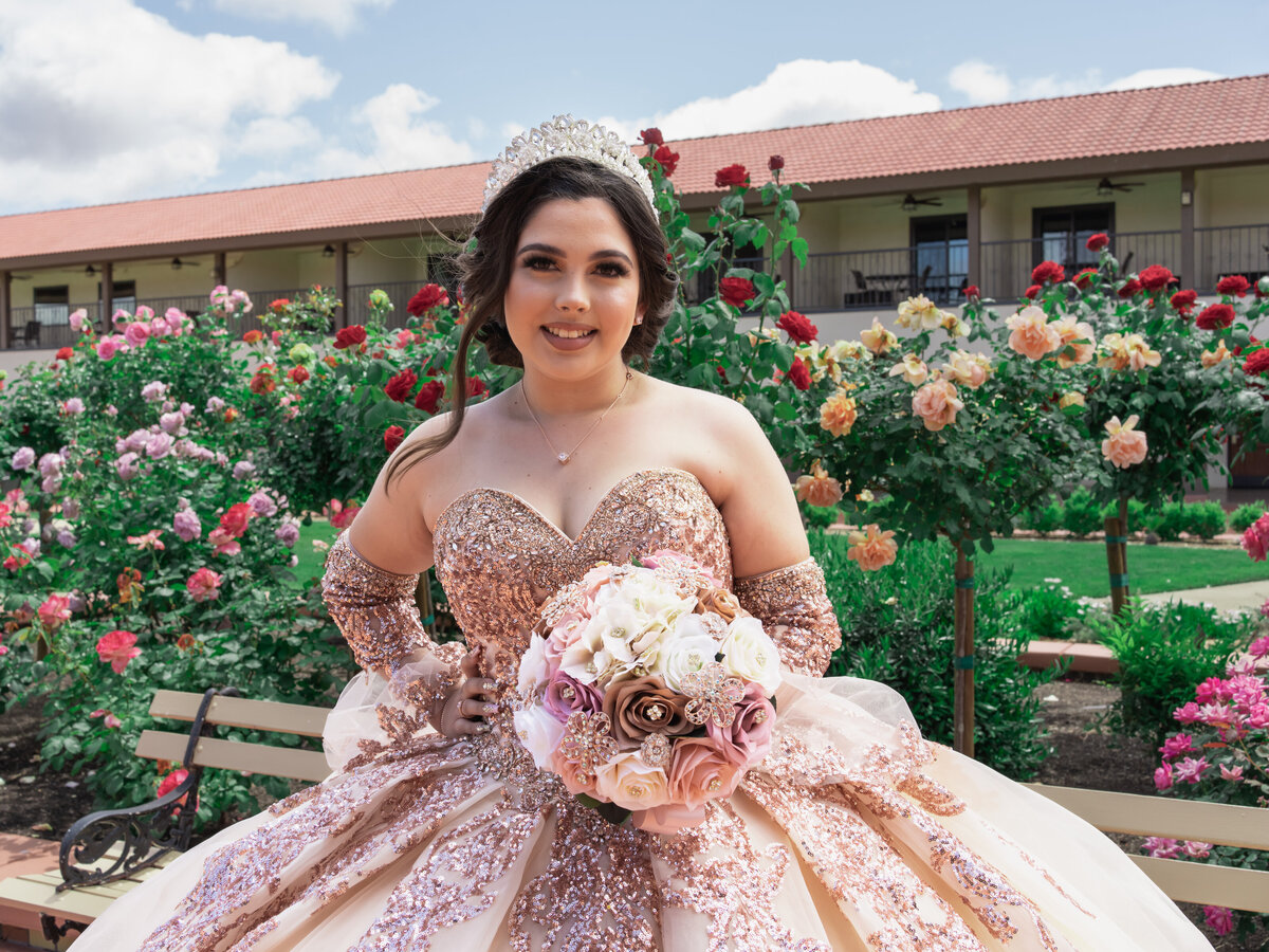 Portrait of a Quinceanera. Photo by 4Karma Studio