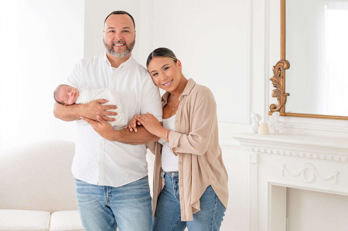 Newborn Session in Studio in Winter Park, Fl