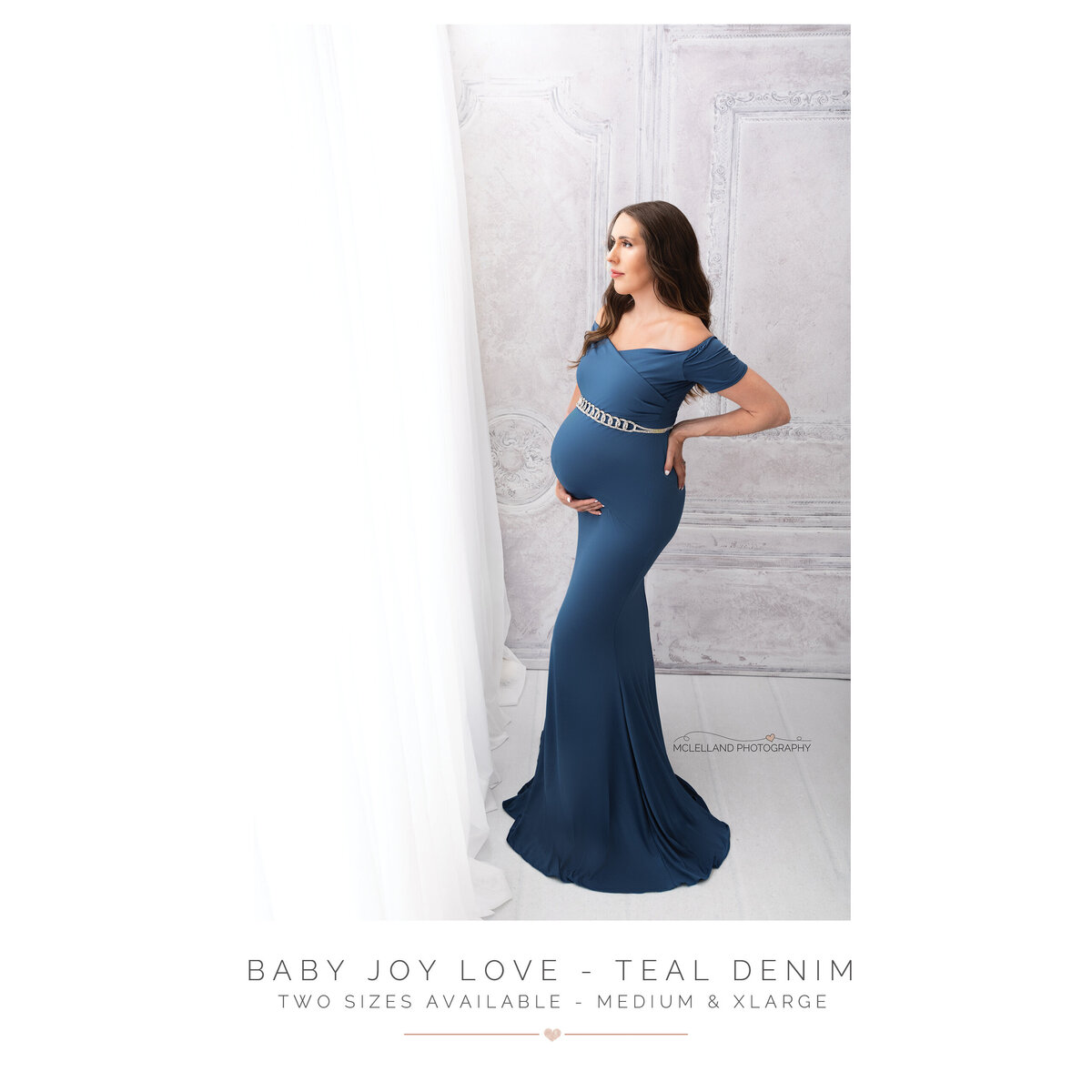 Baby Joy Love - Teal Denim