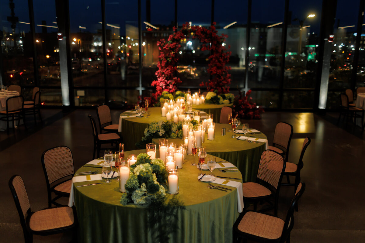 bold color block wedding gather at deer district milwaukee -66