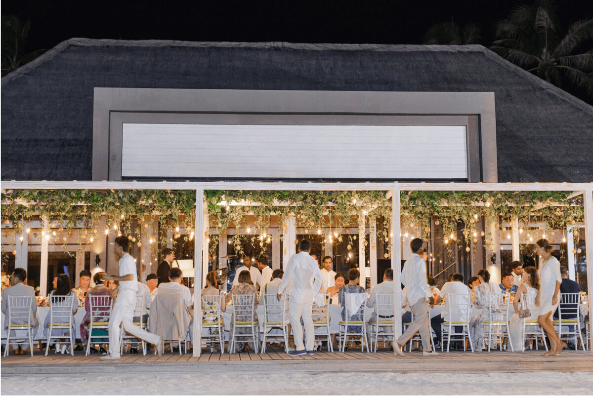 Maldives Destination Wedding Reception