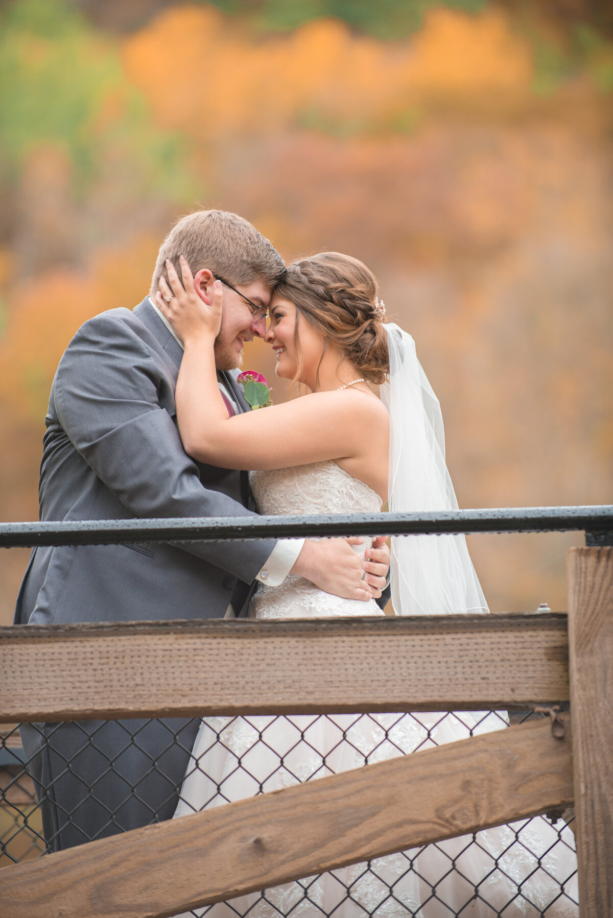 Adventurous wedding portraits