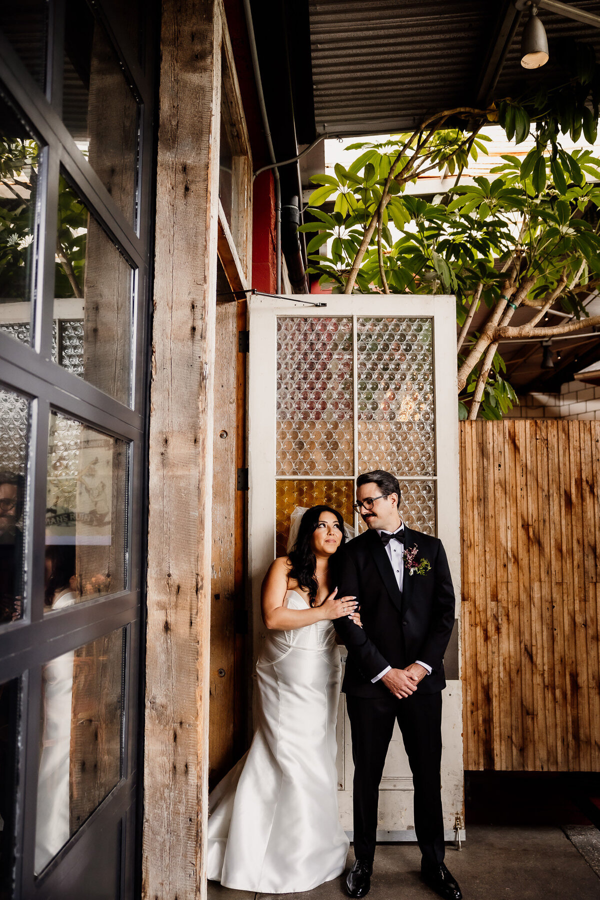 Archer Inspired Photography - Christina and Jake Wedding - Smog Shoppe Los Angeles - First Look and Couple Photos-212