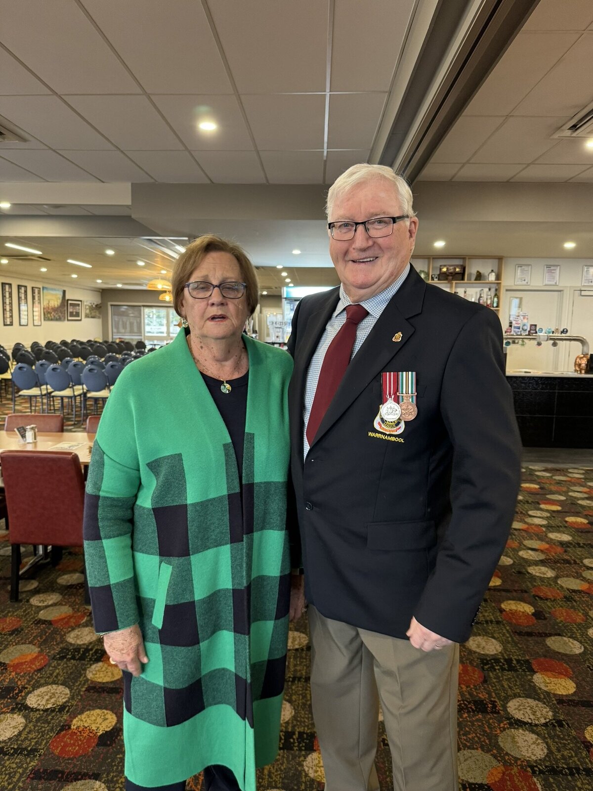 Esteemed volunteer and veteran Colin Davies