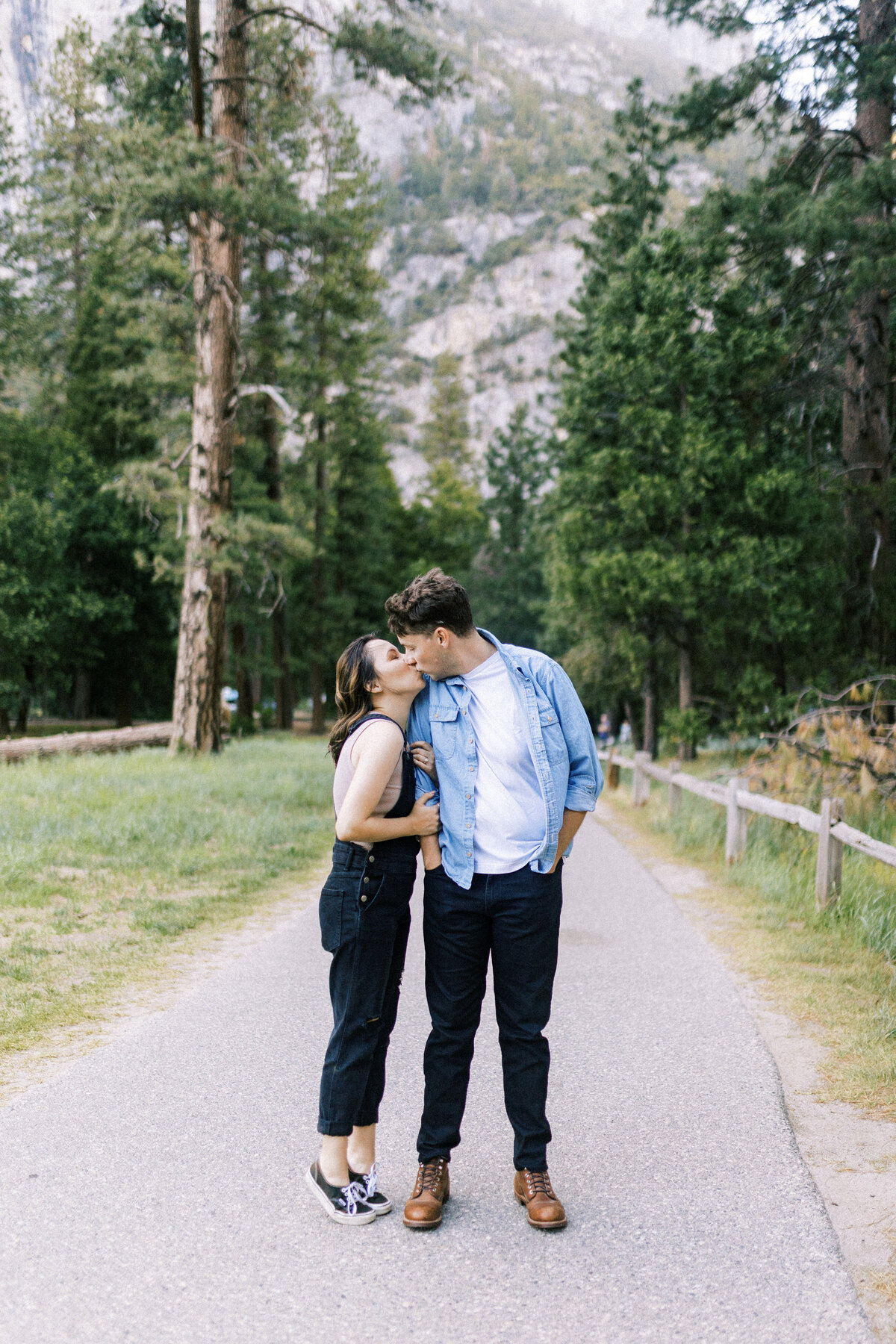 Kyle and Taylor | Yosemite Engagement Session-67