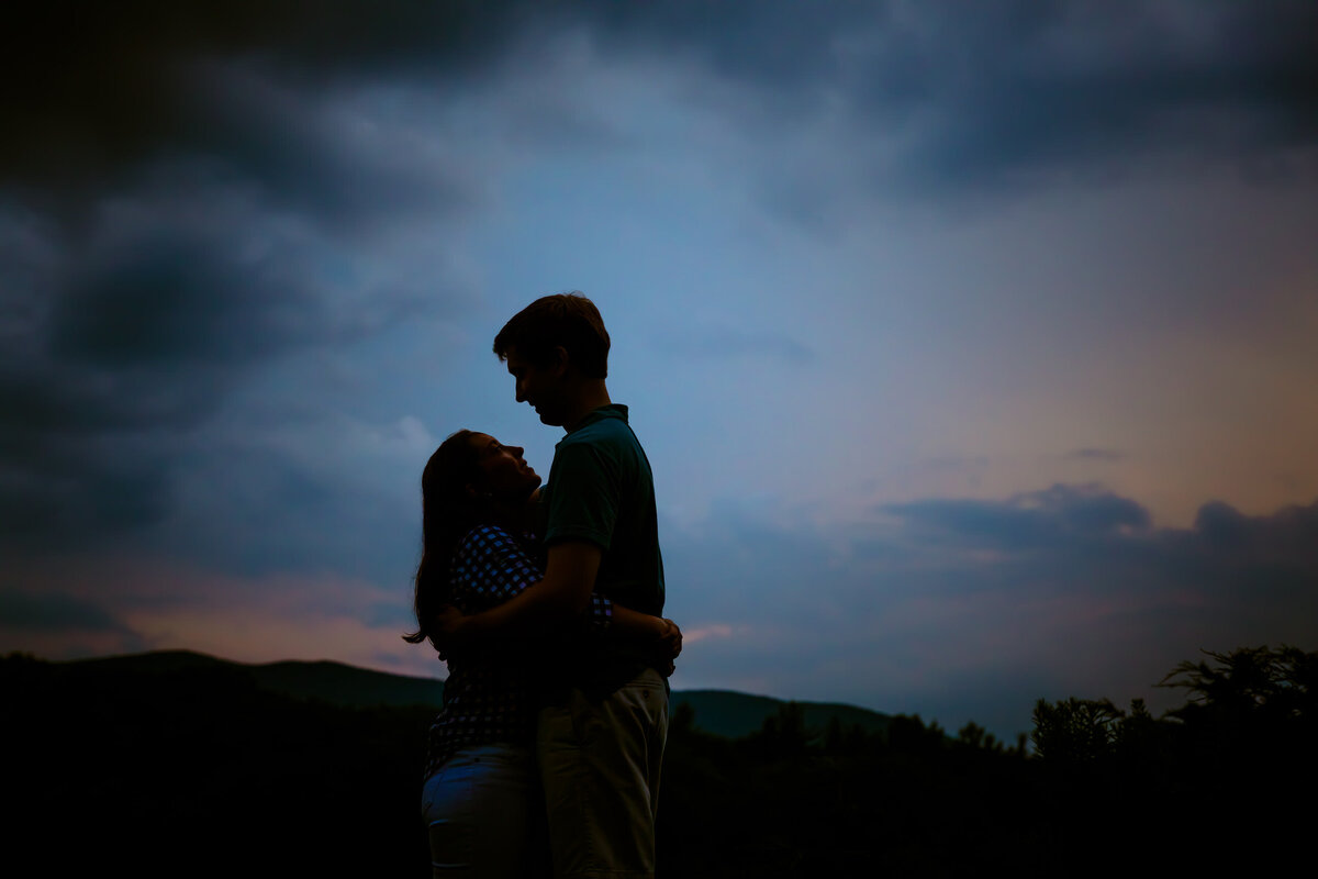 Mount-Moadanock-Engagement-Session-New-Hampshire-silhouette