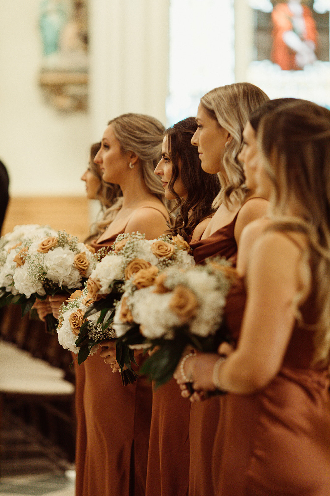 bridesmaids-at-church-wedding