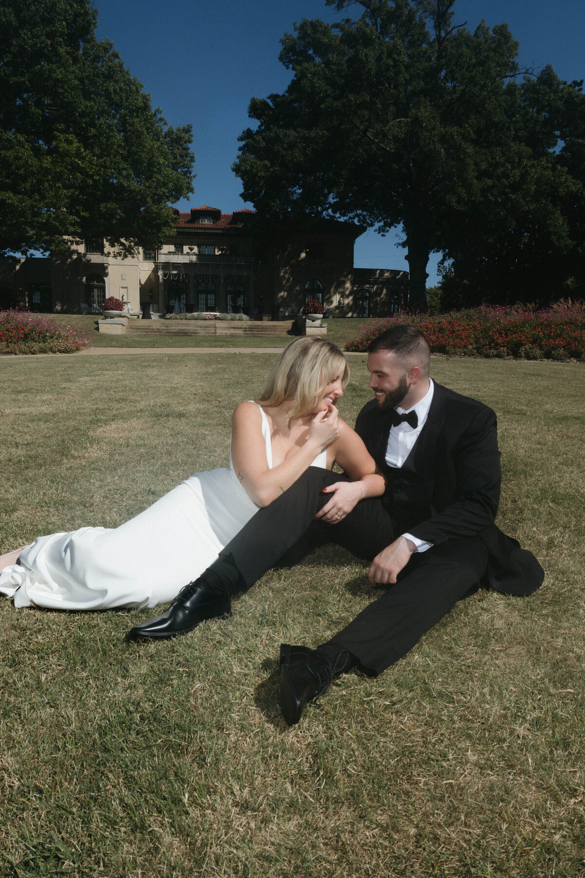 luxury mansion wedding