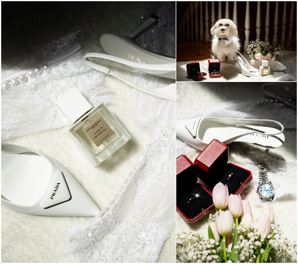 A close friend plays the piano, practice for the wedding ceremony. Vintage lamp and land phone