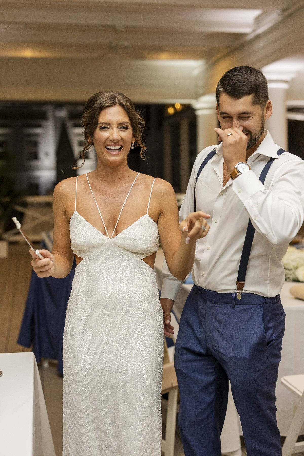 Beach Club Modern Chic Wedding with Touches of Pearl and Gold - Top East Coast Wedding Photography - Ashley Mac Photographs - New Jersey - New York - Connecticut - Rhode Island -70