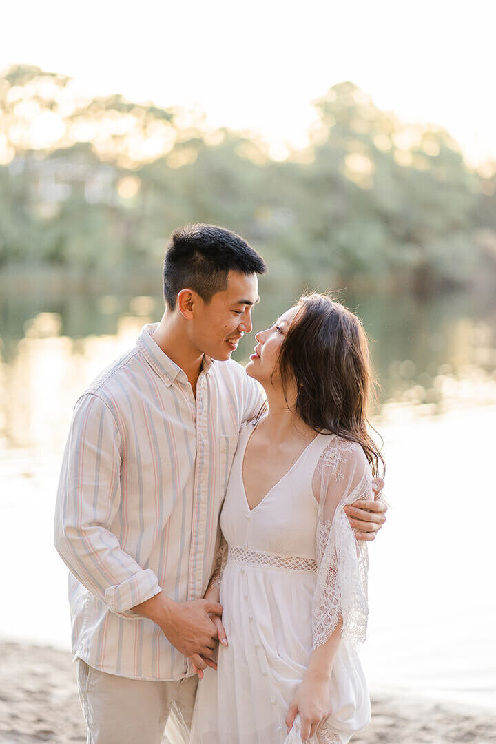 Engagement photoshoot at pizzey park pine forest Gold Coast by Hikari