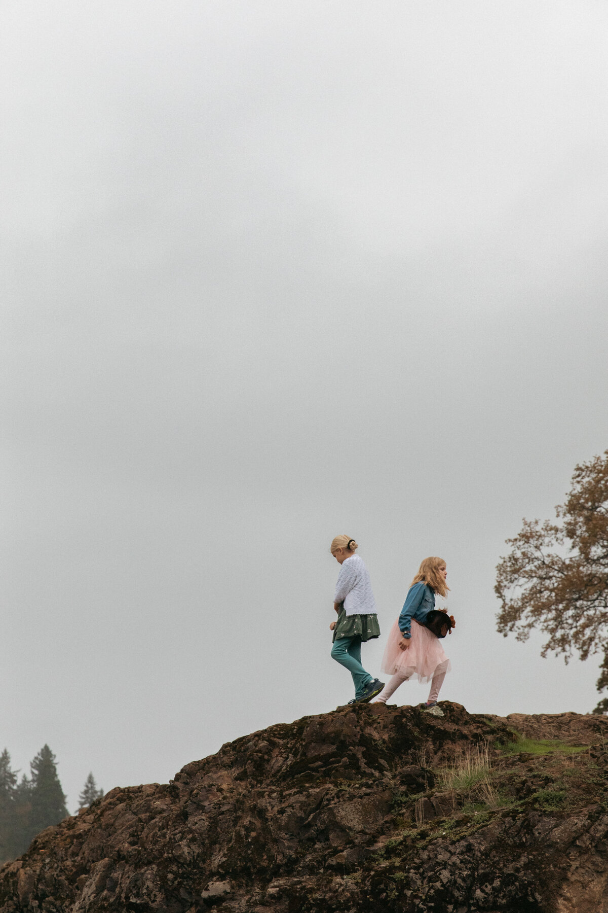 Outdoor family portrait session in Portland.