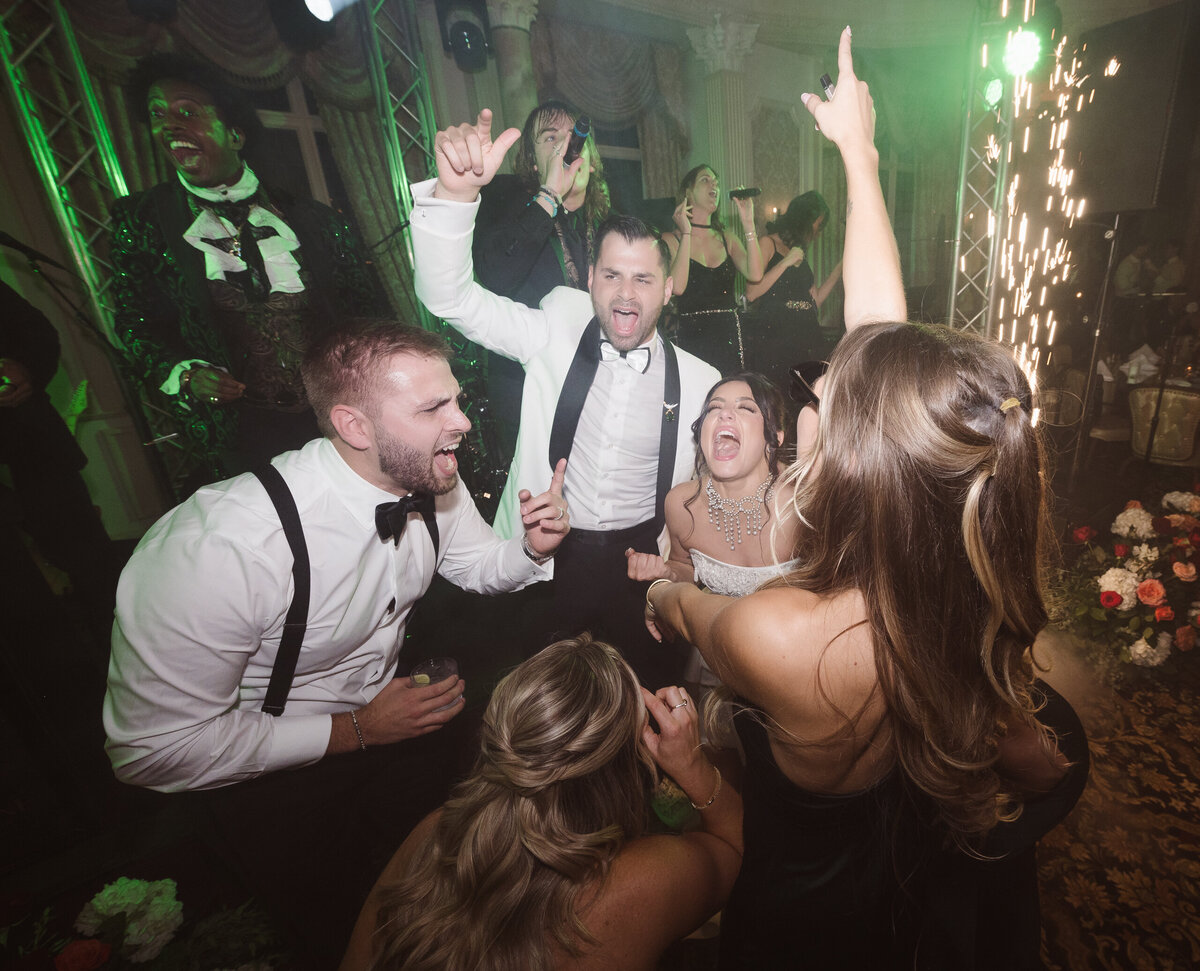 wedding reception at the pleasantdale chateau in north jersey photos by the best photographer suess moments