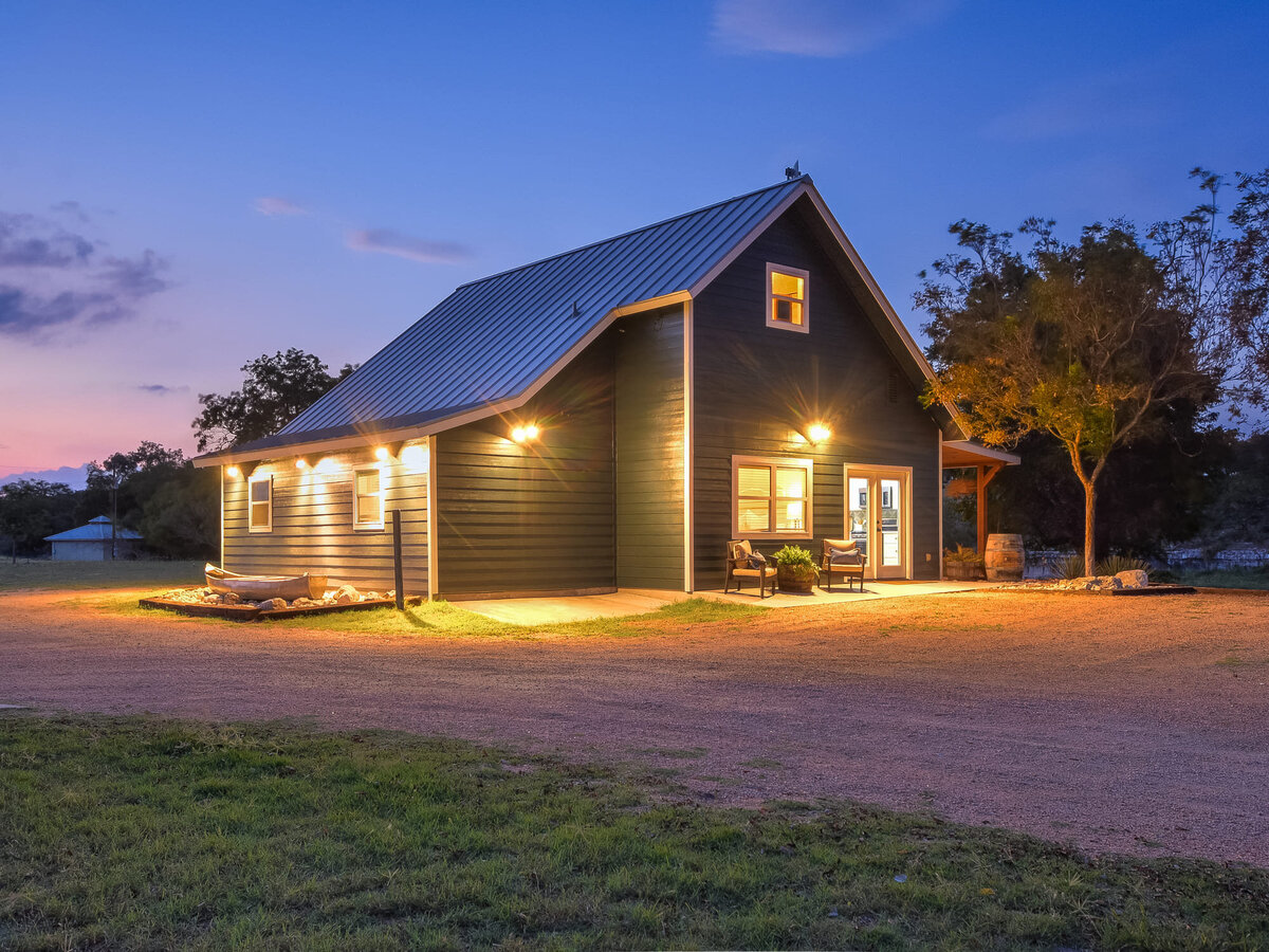 Barn at twilight