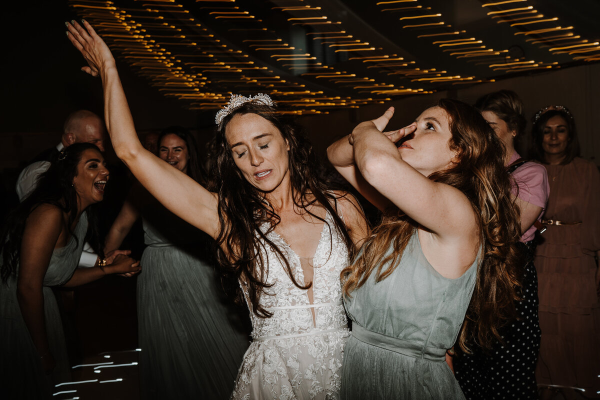 their first dance as man and wife in a chapel ruin in Edinburgh