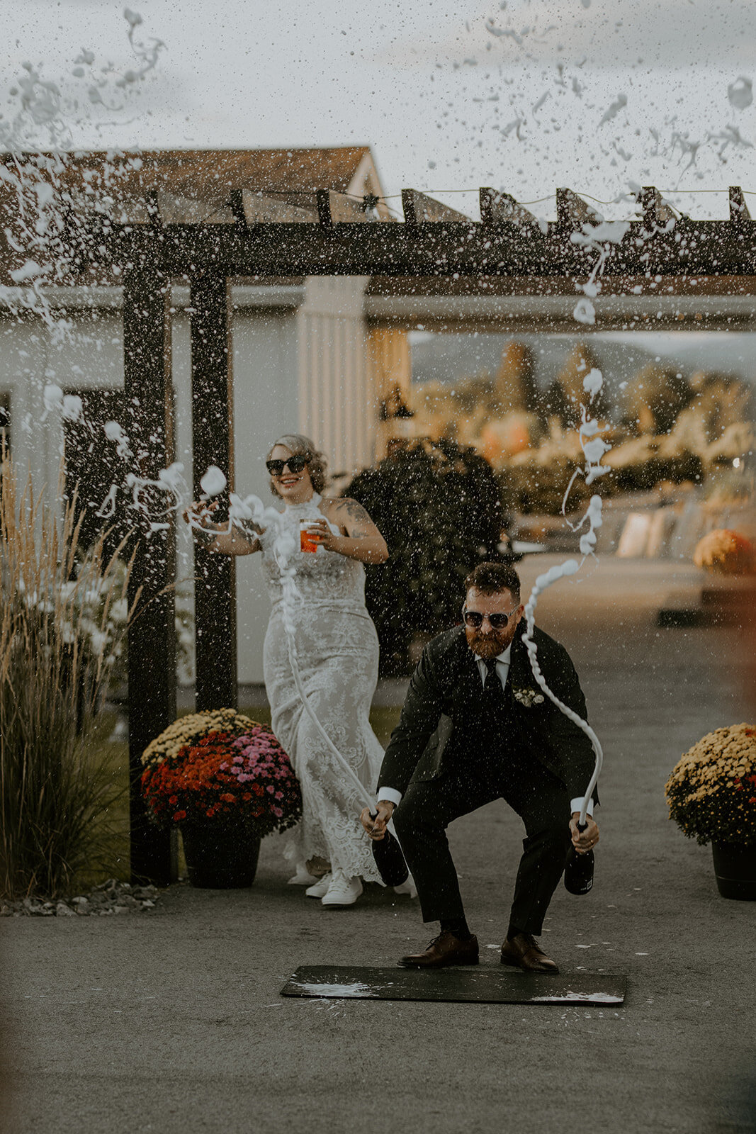 Backyard wedding in Kelowna BC