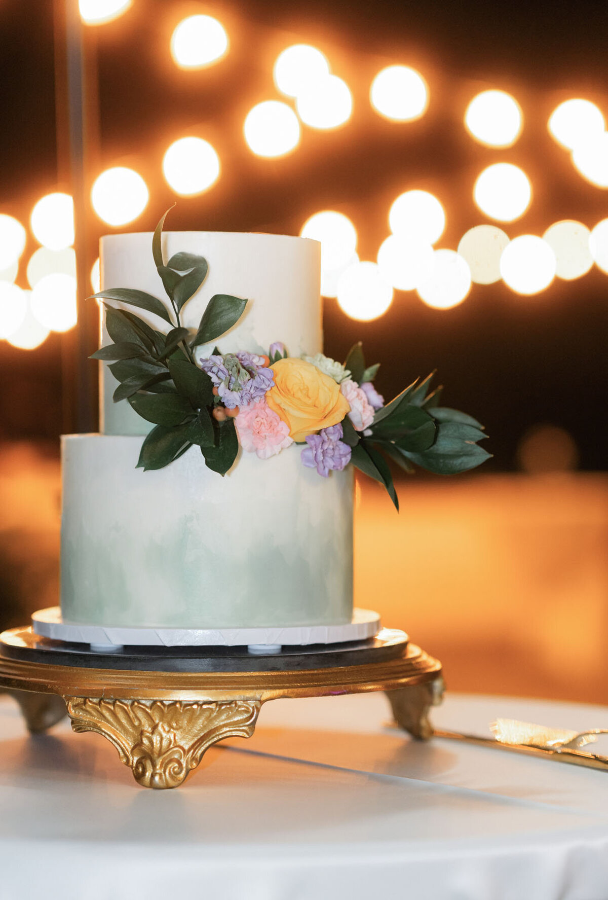 La Mariposa Tucson Arizona wedding scene with mountain horizon