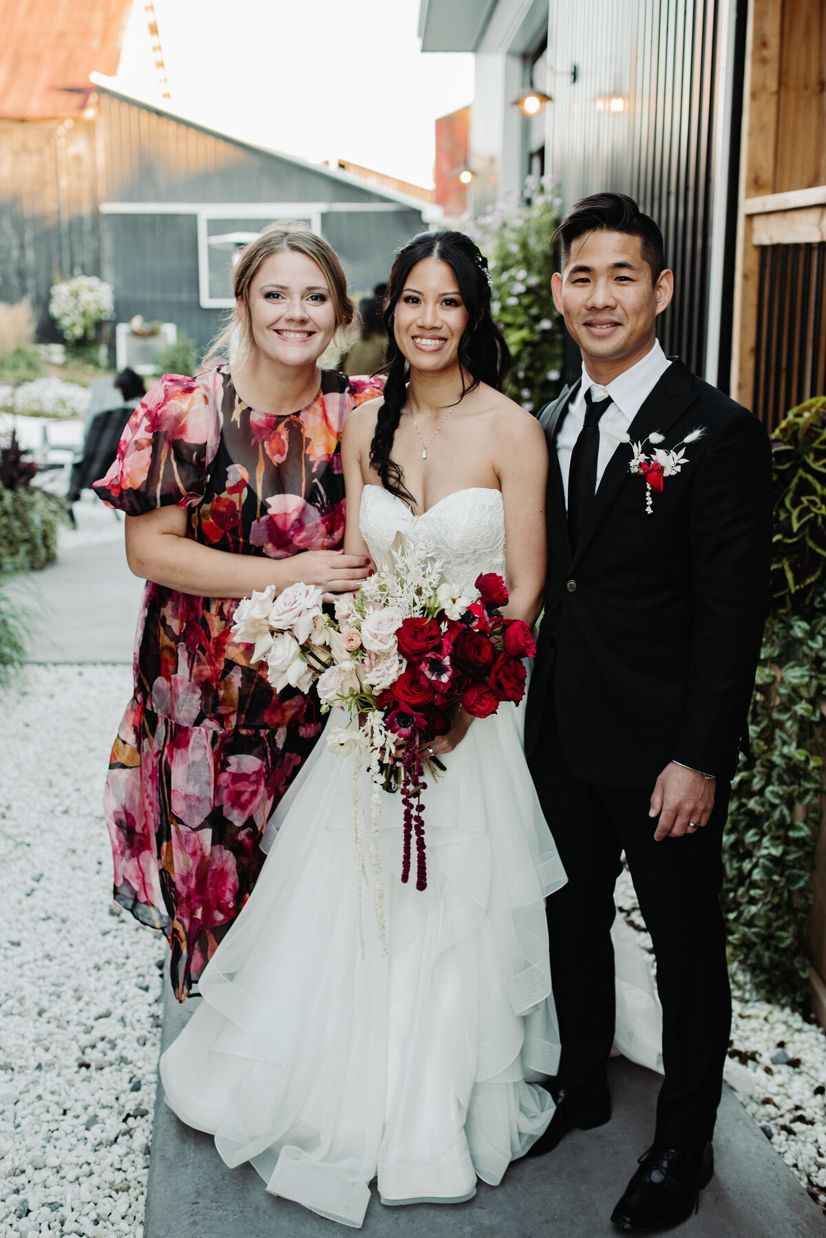 Modern Red and Black Vietnamese-Chinese Fusion Wedding at Bleeks and Bergamot - Captured by Hello Lovely Photography, this vibrant photo highlights a contemporary wedding that beautifully blends Vietnamese and Chinese traditions with a modern red and black color scheme. The image showcases the striking décor, elegant fusion of cultural elements, and the unique, stylish atmosphere of the celebration at Bleeks and Bergamot, reflecting a memorable and visually stunning event.
