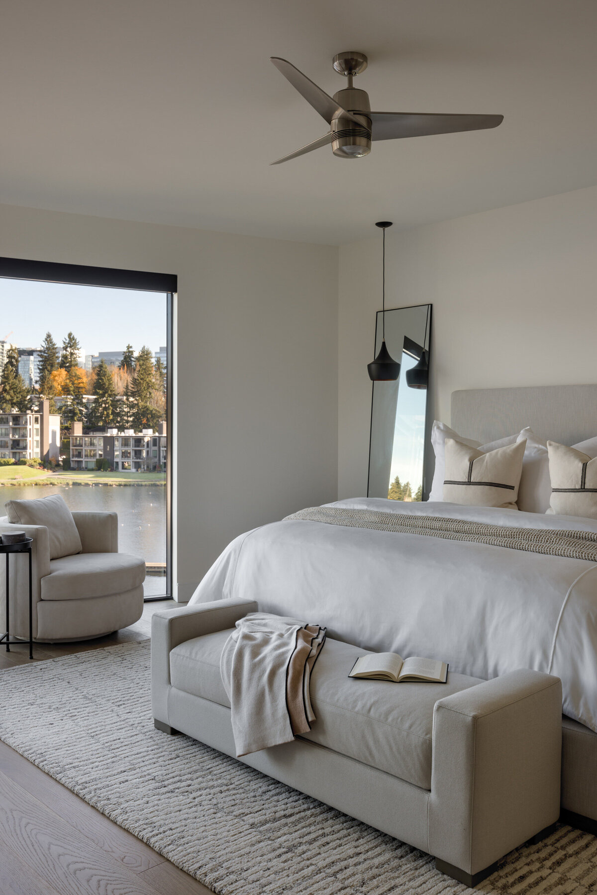 Master Bedroom Lake Front Remodel Bellevue WA