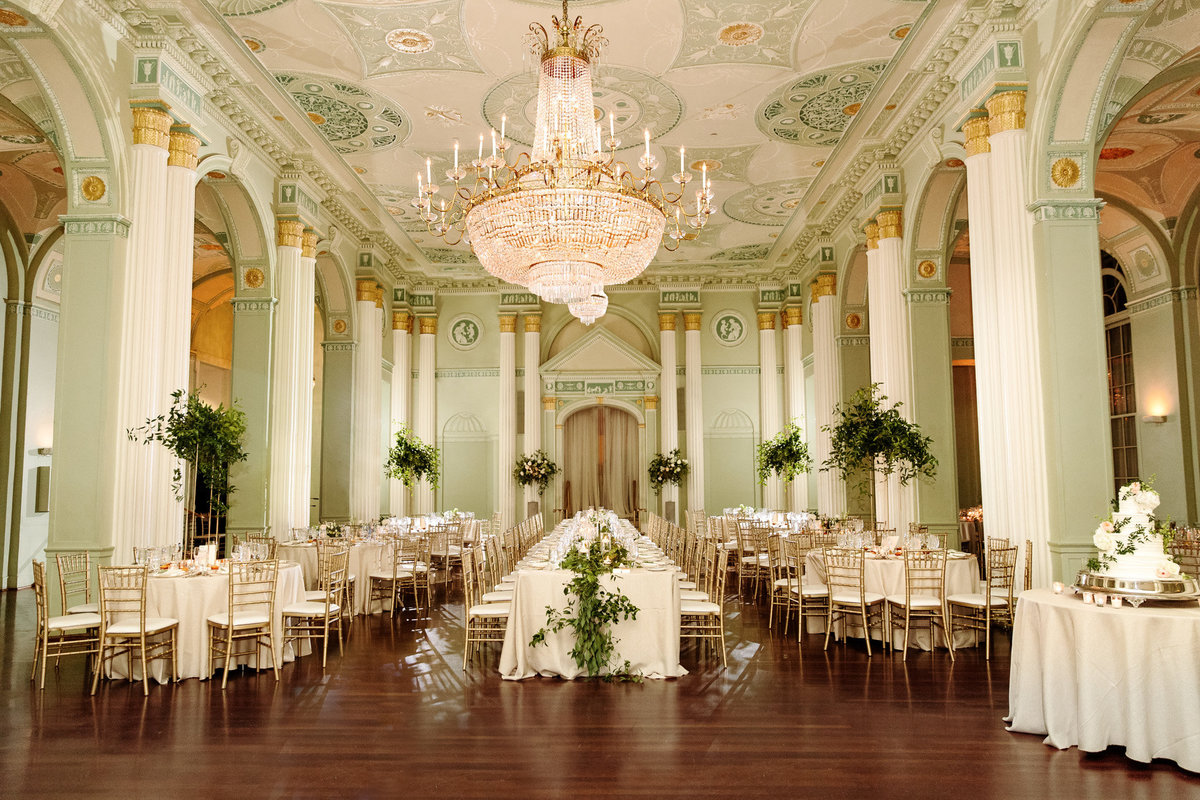 Georgian Ballroom reception photo by Atlanta's premier luxury photographer Rebecca Cerasani