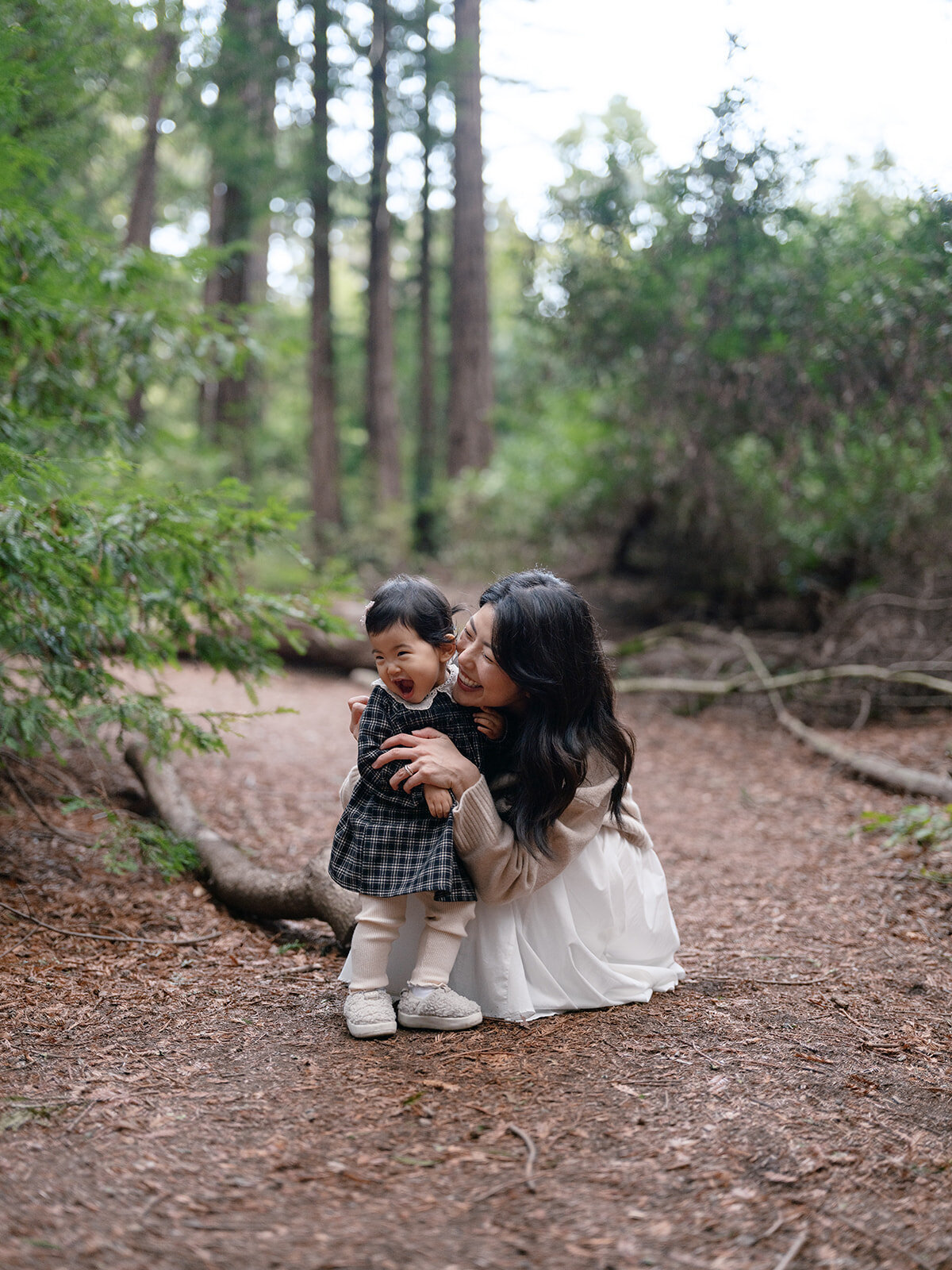 Natural family photography redwood forest East Bay Oakland session