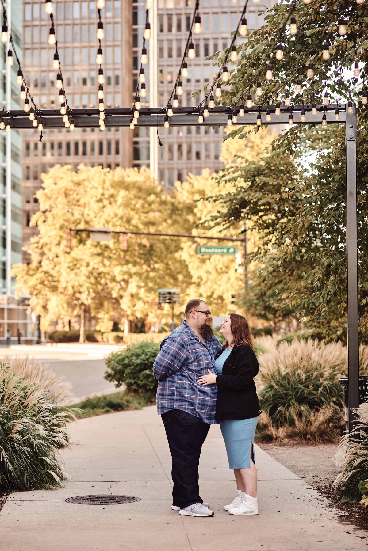 Downtown Engagement Session Detroit, Michigan_32