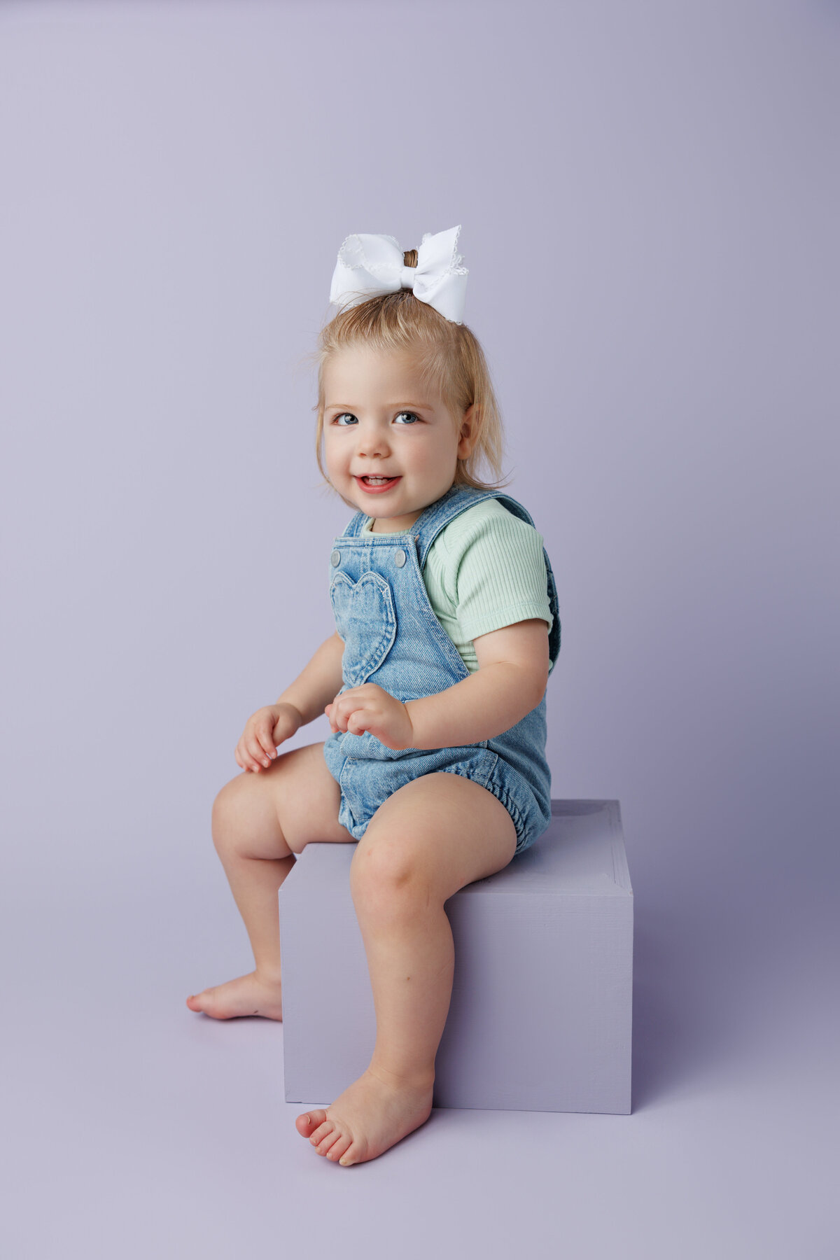 personality portraits children's milestone session at newport news virginia studio