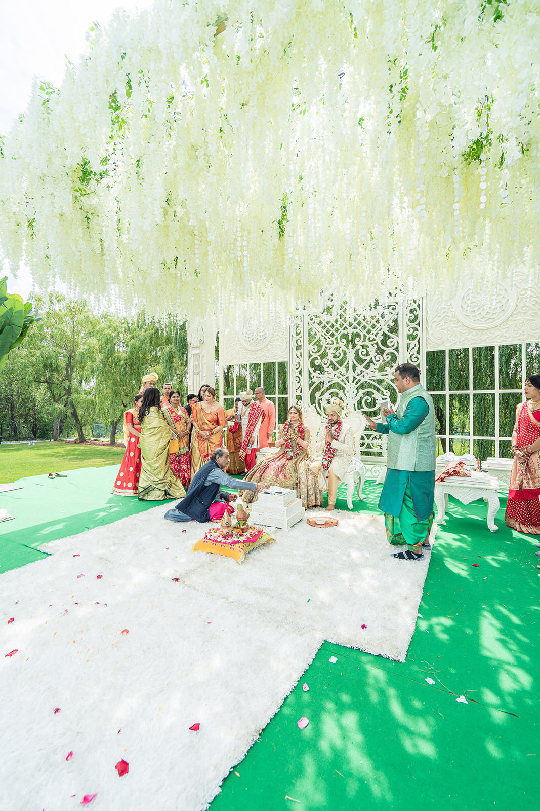 Indian wedding day photo - indian ceremony