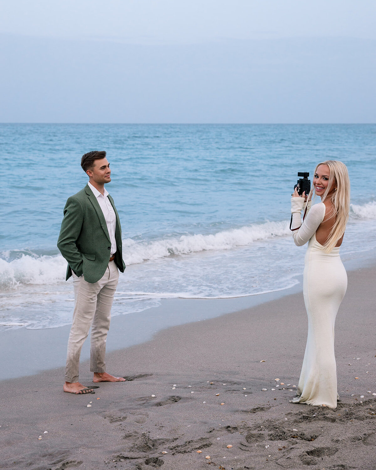 Jupiter Beach Engagement Session_0124