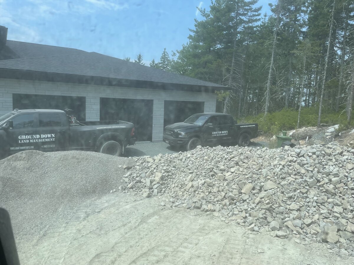 Ground Down Land Management - Excavation Services - Nova Scotia - Property Access - Trail Systems - Driveways - Patios - Landscaping - Mulching