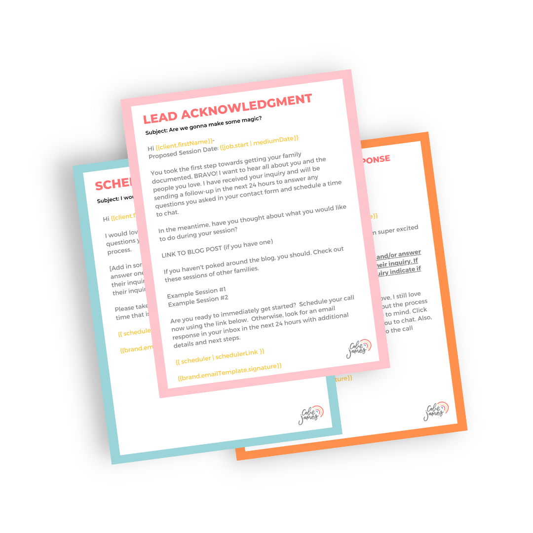 Dubsado Email Templates For Creative Service Providers