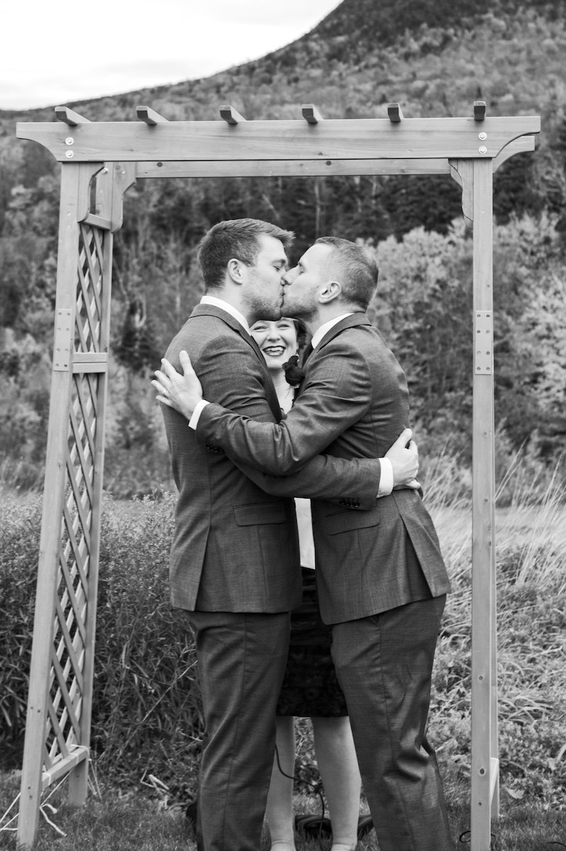photographer for same sex gay wedding at Jay Peak Resort 2