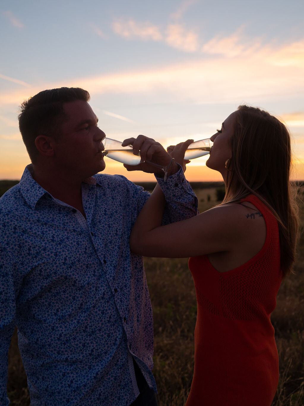 Engagement portraits on family ranch18