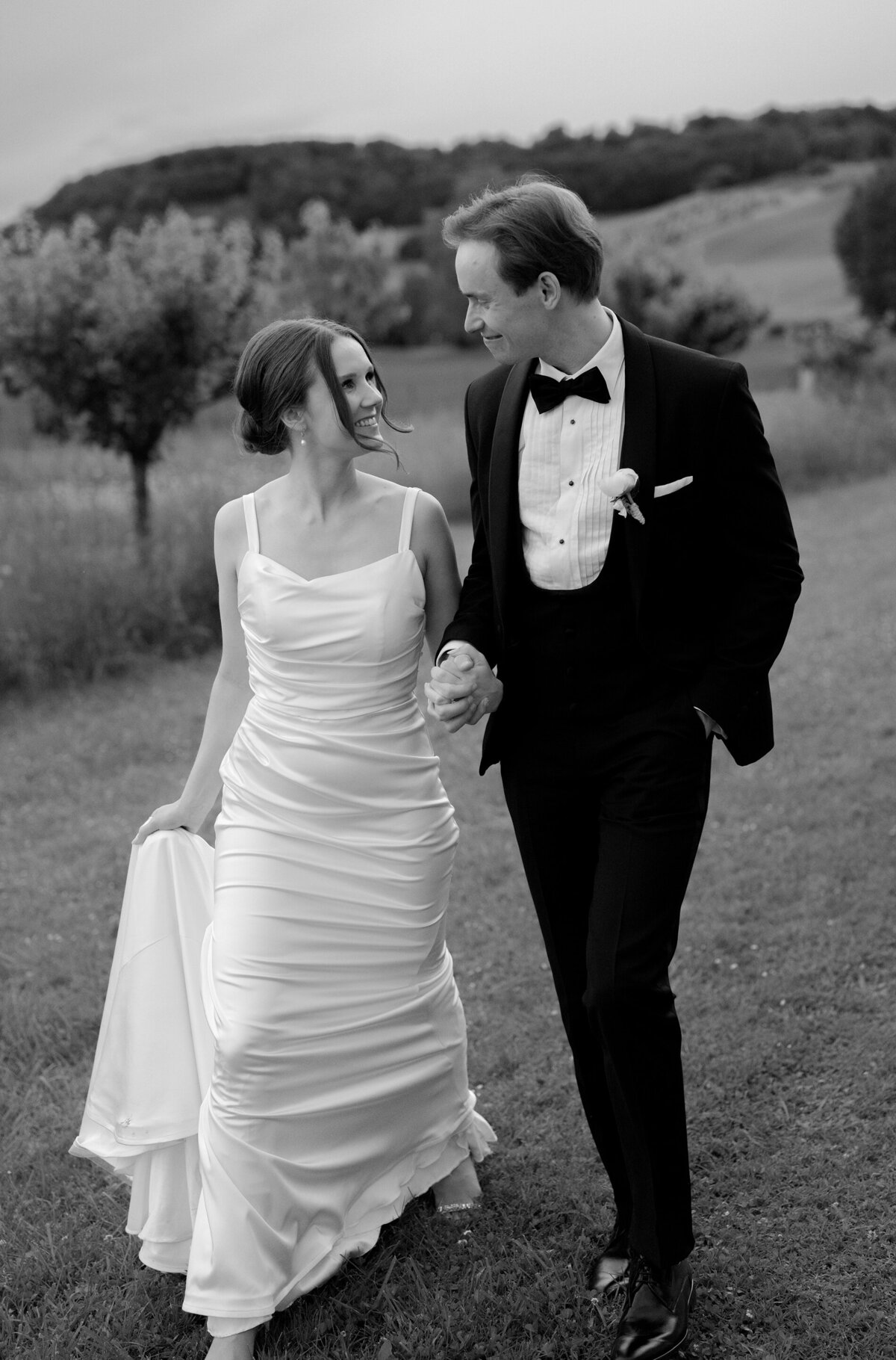 Bride and Groom at Luxury South of France Wedding