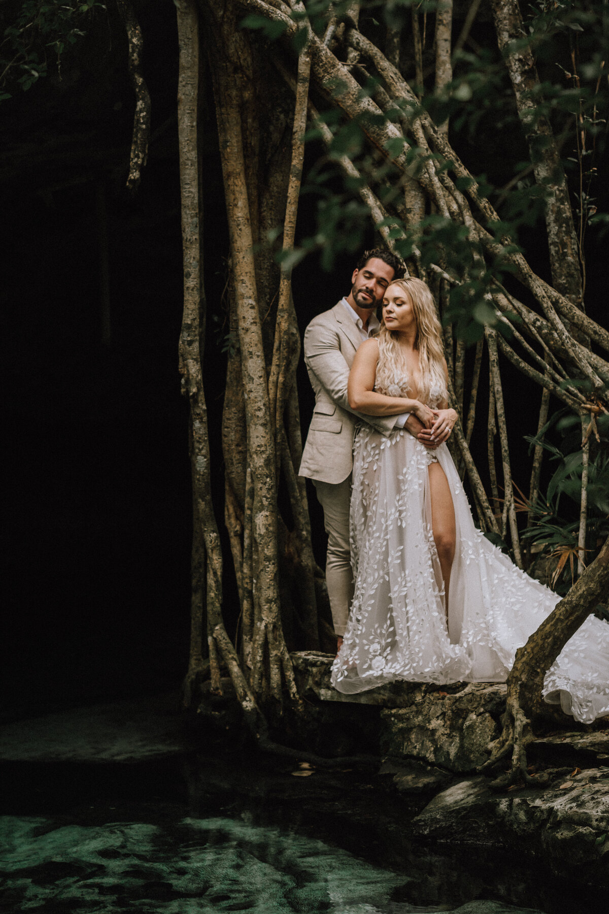 Mayan Wedding Ceremony at a Cenote in Tulum