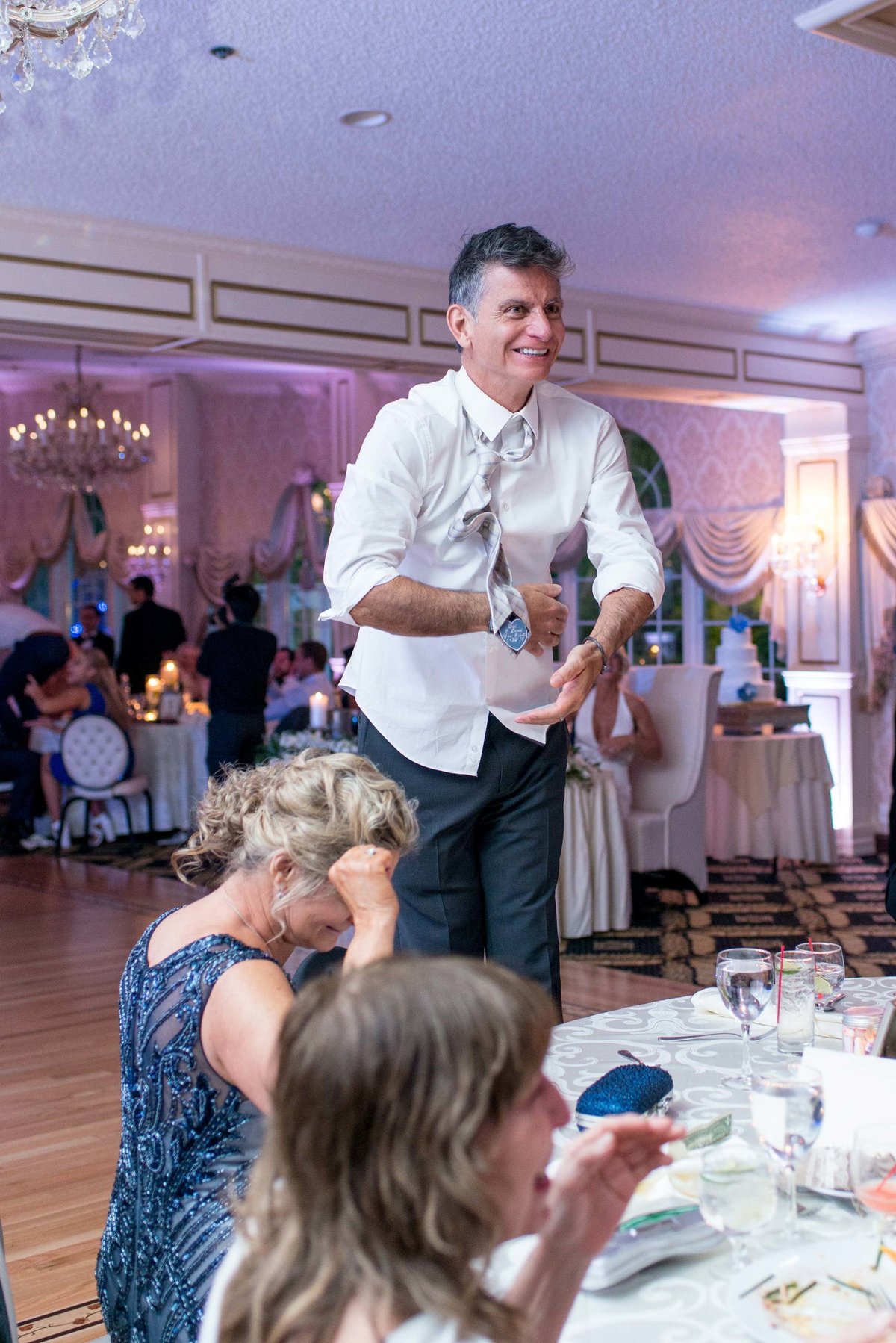 Guests on chairs at Giorgio's Catering