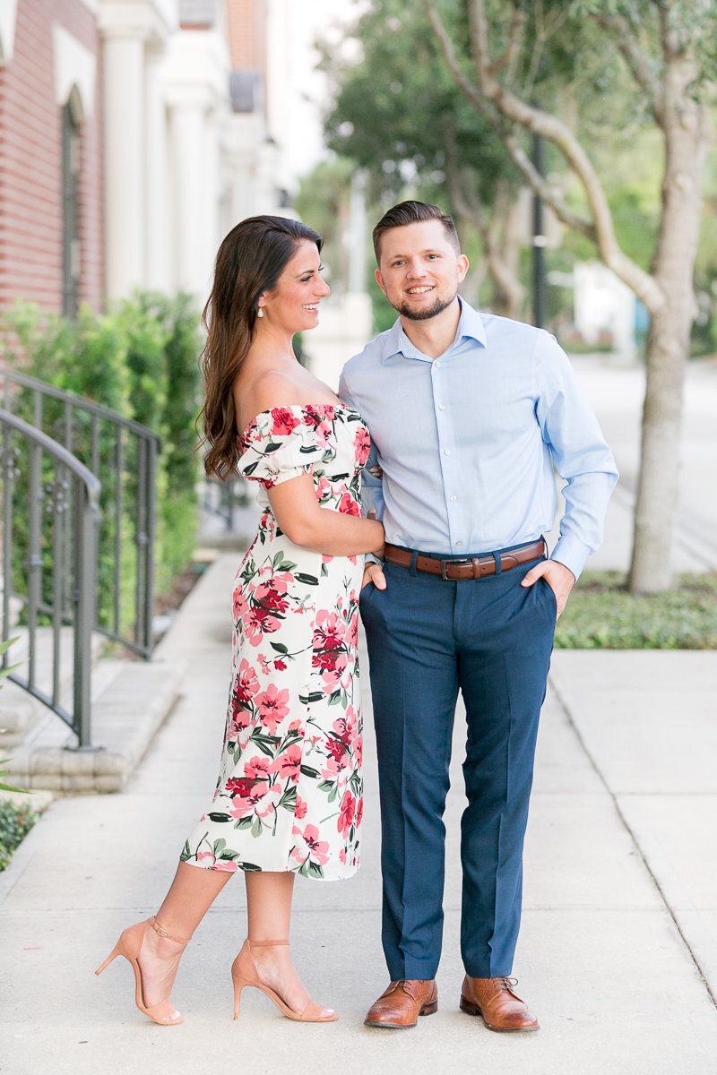 Orlando engagement photographer |  Orlando wedding photographer | Angela and Matt Rollins College Engagement session_-13