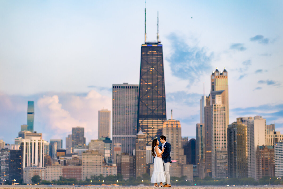 Engagement session in Chicago