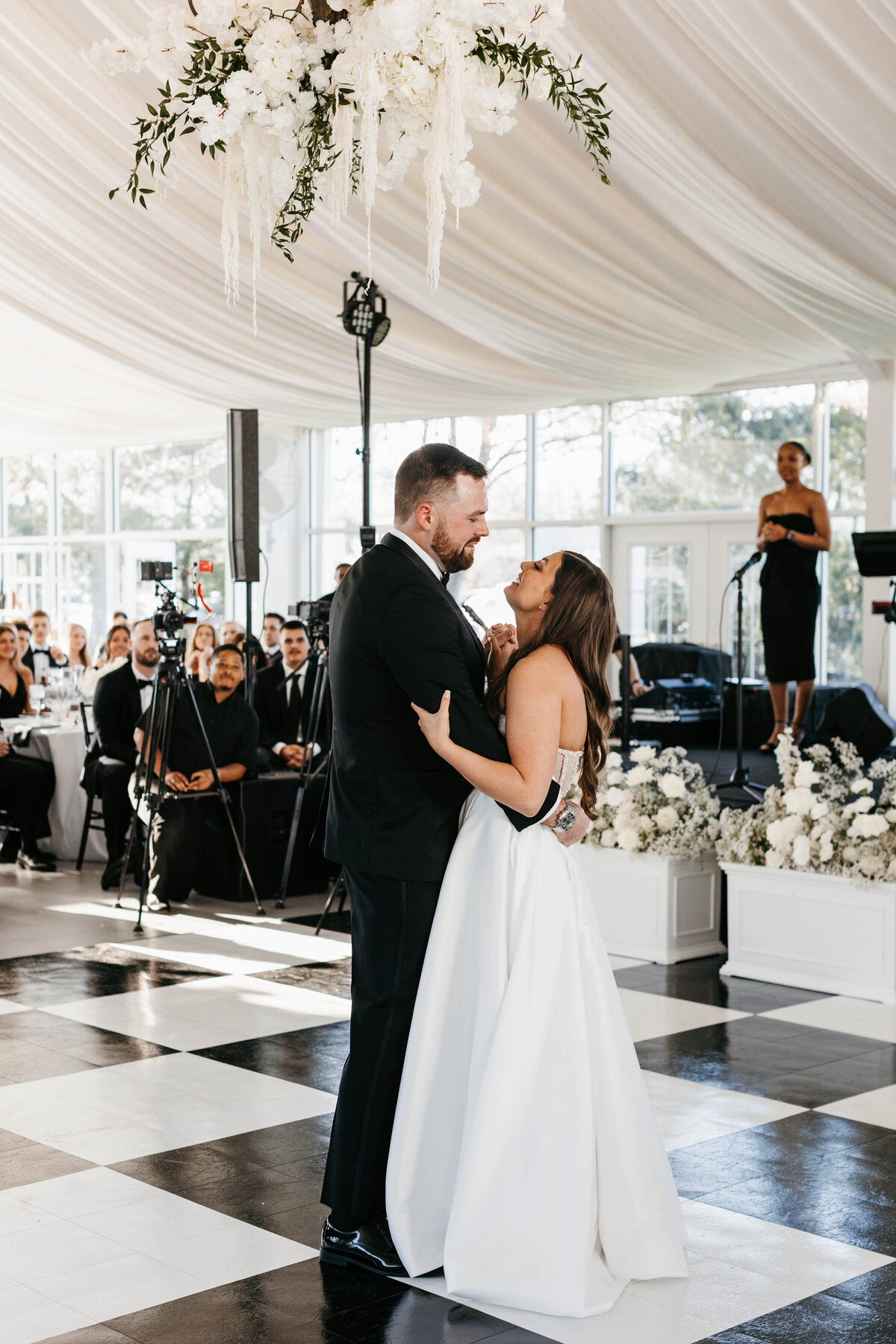 Bride and Groom during first dance