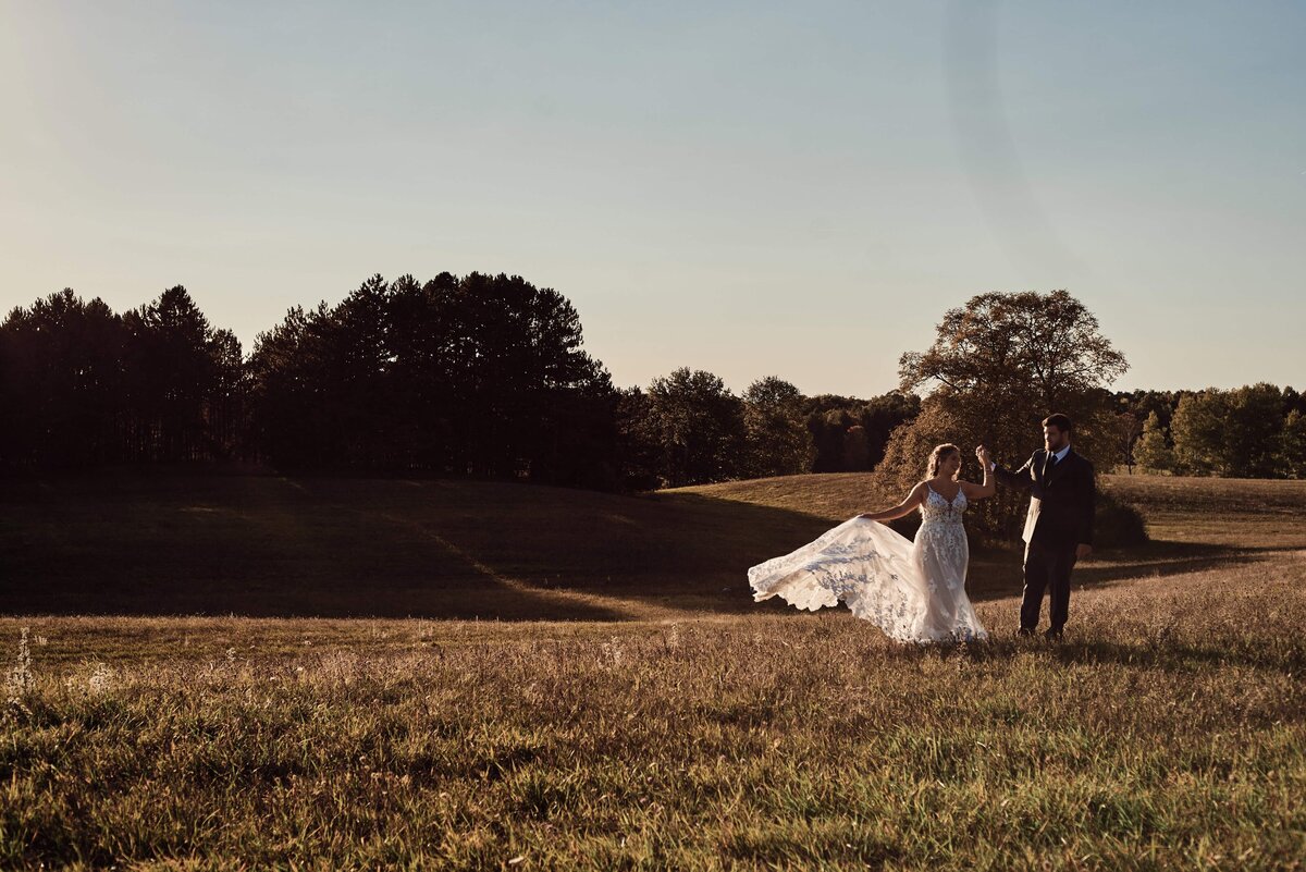 Sunset Hill Wedding Barn Central Lake, Michigan Wedding_64